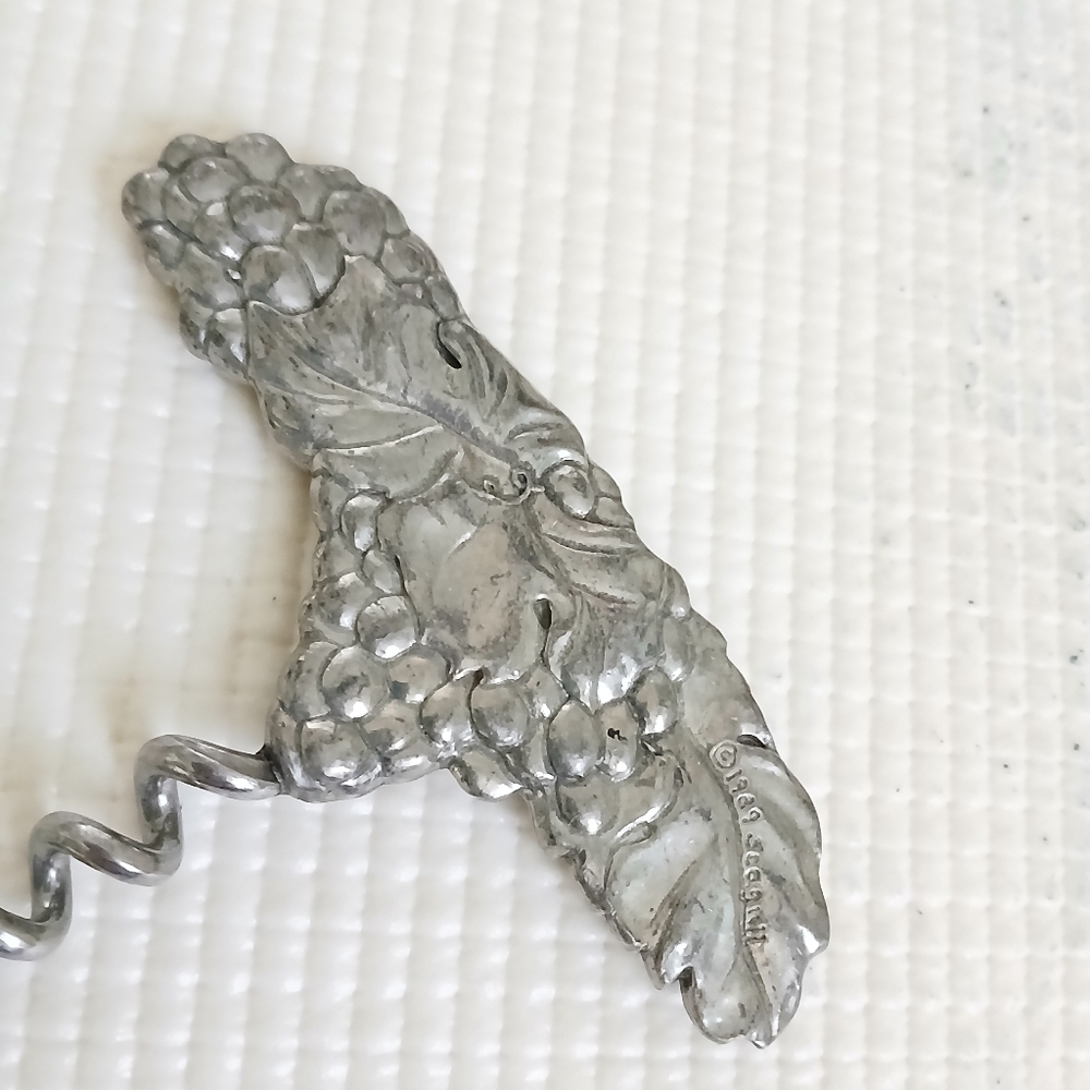 Vintage Bartender Dream  screwdriver, pewter, signed, as is